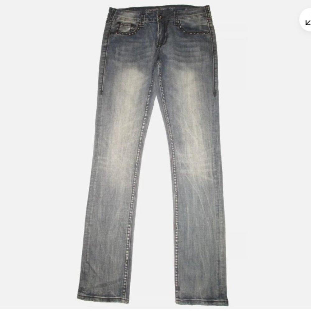 Cowgirl Tuff Rocker Extreme Straight Jeans Tag Size 29 x 35 NWT